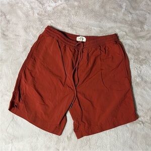 MADEWELL Men’s Rust Everywhere Shorts Size Medium